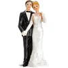 PARTYDECO Couple de mariés entrelacés 11 cm