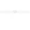 PartyDeco Guirlande en Organza de roses blanches (Lot de 2)