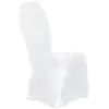 housse de chaise tissu élastique mat blanc - partydeco pkkcn12r