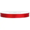 Ruban satin rouge - Ruban - 25 mètres de longueur - 6 mm de largeur