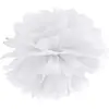 PartyDeco POMPON PAPIER SOIE BLANC 25CM