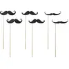 PartyDeco Accessoires Photo Booth Moustache 24 cm 6 pièces pour Photos