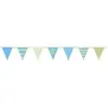 Guirlande en papier bleu ciel anniversaire 1 an