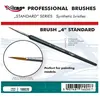 Pinceau BROSSE MIRAGE STANDARD TAILLE 4  - Mirage Hobby Pinceau à maquettes  - Mira100020