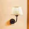 TK Lighting Applique Chicago avec abat-jour en lin