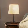 TK Lighting Lampe à poser Chicago abat-jour en lin
