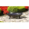 Farm-Mdlt Brasero En Acier 3 Pieds Et Poignées Diamètre 60 Cm