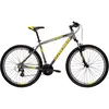 VTT KROSS Hexagon 2.0 Homme 27,5' Gris/Noir/Jaune - Taille S, Cadre Aluminium, 21 Vitesses