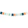 Guirlande Happy Birthday multicolor avec inscription Or 
