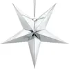 Étoile en papier argent 70cm