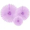 Rosaces décoratives, lavande, 20-40cm (3 pièces)