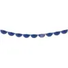 Guirlande de tissus rosettes bleues 3 mètres
