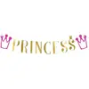 PartyDeco Festa a tema PRINCIPESSE Festone Banner PRINCIPESSA