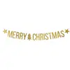 Party-Decoration Guirlande Merry Christmas dorée 150 x 10,5 cm - Or