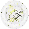 Lot de 6 assiettes garçon ou fille (23 cm)