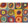 Interdruk Art Collection - Kandinsky - Carrés et cercles concentriques