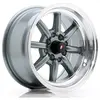 Jante Alu Japan Racing Jr19 7x14 4x100 Et0- Gris Bord Poli