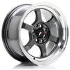 Jante Alu Japan Racing Jr12 10x18 5x114.3 Et20 Gris Bord Poli