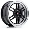 Jante Alu Japan Racing Jr7 7x15 4x100 Et38 Black Glossy Bord Poli