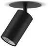 Maclean - encastré/tube, spot, rond, aluminium, GU10, 55X100MM, noir, ...