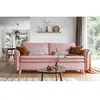 Charming charlie canapé convertible slim, rose poudré 974LIN10