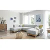 MIUFORM Dazzling Daisy canapé d'angle 8pl convertible, gris clair Dazz...