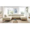 Dazzling Daisy canapé d'angle 8pl convertible, beige Dazzling Daisy