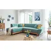 MIUFORM Dazzling Daisy canapé d'angle 6pl convertible, turquoise Dazzl...
