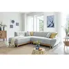 MIUFORM Dazzling Daisy canapé d'angle 6pl convertible, gris clair Dazz...