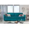 Charlie charlie canapé 3 pl convertible , turquoise 737LIN12