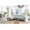 MIUFORM Dazzling Daisy canapé d'angle 4pl convertible, gris clair Dazz...