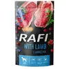 10x500g Rafi Dog, agneau, nourriture humide pour chiens