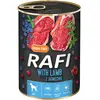 24x400g Rafi Adult avec agneau, myrtille et canneberge Nourriture pour chien humide