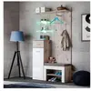 Ensemble Dressing Gustavo VII 200cm Naturel & Blanc