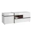 Meuble TV - AC-DÉCO - Cross - Blanc - 150 cm x 50 cm x 52 cm