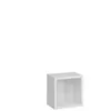 AC-DÉCO Rangement carré - Blox RW10 - L 35 cm x P 25 cm x H 35 cm - Blanc