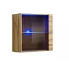 Vitrine carrée AC-DÉCO Switch WW 3 - L 60 cm x P 30 cm x H 60 cm - Bois
