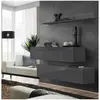 Commode - Switch SB II - 2 bancs TV - 1 étagère - Graphite