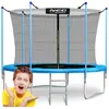 Trampoline de jardin 6 pieds/183 cm avec filet intérieur et échelle Ne...