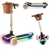 Kinderkraft Trottinette à trois roues à LED RAKET beige