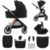 Kinderkraft Poussette multifonctionnelle 3 en 1 VESTO 2 noir