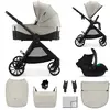 Poussette 2-en-1 Kinderkraft VESTO 2 avec nacelle, siège sport réversi...