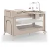 Kinderkraft Lit bébé et lit de voyage 2 en 1 avec accessoires beige