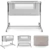 Kinderkraft Berceau cododo 3 en 1 NESTEE GROW 2 gris clair