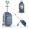 Kinderkraft Valise enfant 2 en 1 avec assise CABBY bleu