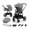Kinderkraft Poussette duo combinée 2en1 NEA platinum gray