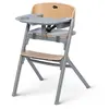 KinderKraft Chaise haute évolutive Kindekraft LIVY - multifonctions jusqu'à 110Kg en chêne
