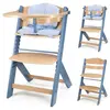 Kinderkraft Chaise haute avec coussin ENOCK Nordic Breeze