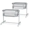 Kinderkraft Lit d'appoint 2 en 1 NESTE UP 2 full light grey