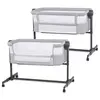 Kinderkraft Lit d'appoint 2en1 NESTE UP 2 gris clair